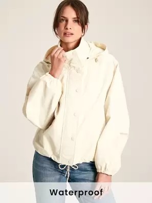 Joules Hove Waterproof Windbreaker Jacket offers at £53 in Joules