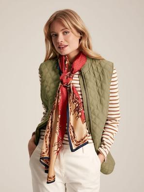 Joules Windsor Printed Long Silk Scarf offers at £19 in Joules