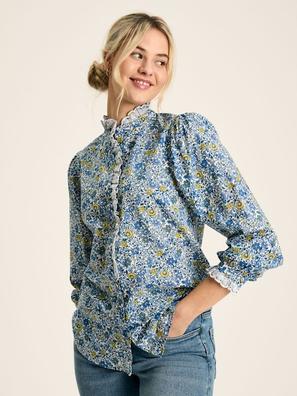 Joules Valentina Broderie Trim Blouse offers at £35 in Joules