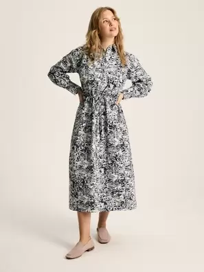 Joules Francesca Tie Waist Shirt Dress offers at £47 in Joules