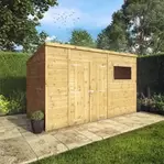 Mercia 12' x 6' Premium Shiplap Pent Shed offers at £799.99 in Robert Dyas