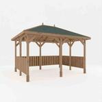 Mercia 3M X 4M Thorpe Gazebo With Vertical Rails offers at £1989.99 in Robert Dyas