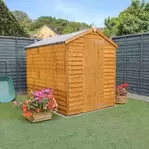 Mercia Overlap Apex Windowless Value Shed - 7 x 5ft offers at £319.99 in Robert Dyas