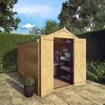 Mercia Overlap Apex Windowless Value Shed - 10 x 6ft offers at £509.99 in Robert Dyas