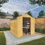 Mercia Overlap Apex Double Door Value Shed - 8' x 6' offers at £367.99 in Robert Dyas