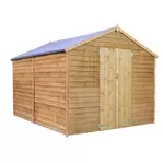 Mercia Overlap Apex Windowless Value Shed - 12 x 8ft offers at £659.99 in Robert Dyas