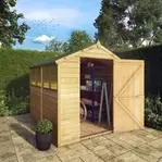 Mercia Overlap Apex Single Door Shed- 8 x 6ft offers at £358.99 in Robert Dyas