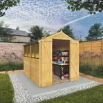 Mercia Overlap Apex Double Door Value Shed - 8 x 6ft offers at £367.99 in Robert Dyas