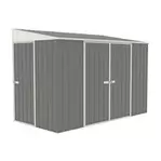 Absco 3.00m x 1.52m Grey Bike Shed offers at £549.99 in Robert Dyas