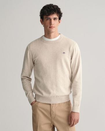 Classic Cotton Crew Neck Sweater offers at £60 in Gant
