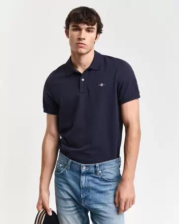 Regular Fit Shield Piqué Polo Shirt offers at £79 in Gant