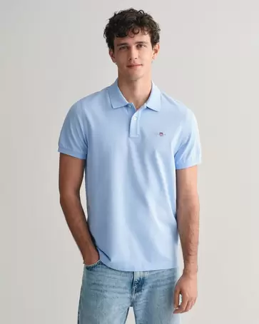 Regular Fit Shield Piqué Polo Shirt offers at £79 in Gant