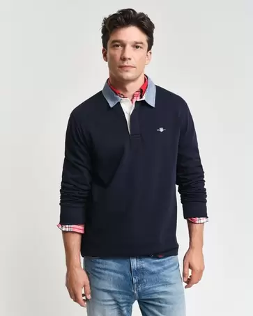 Chambray Collar Heavy Rugger offers at £100 in Gant