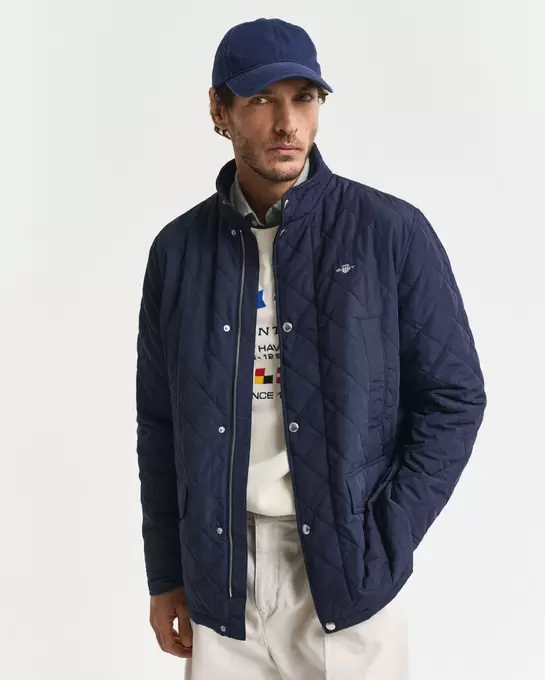 Quilted Windcheater Mid-Length Jacket offers at £250 in Gant