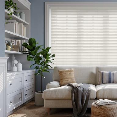Made To Measure 50mm Slats White Venetian Blind offers at £24 in Dunelm