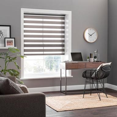 Day and Night Grey Daylight Roller Blind offers at £14.4 in Dunelm