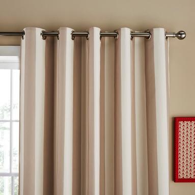 Pride & Joy Striped Eyelet Curtains offers at £12.5 in Dunelm