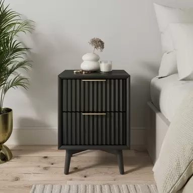 Neena 2 Drawer Bedside Table offers at £127.2 in Dunelm