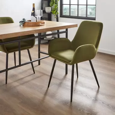 Axel Dining Chair, Velvet offers at £69.3 in Dunelm