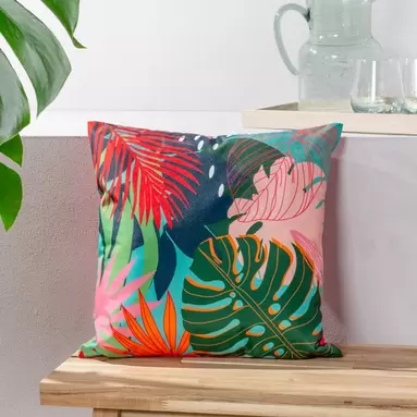 Furn. Modern Leaf Outdoor Cushion offers at £1 in Dunelm