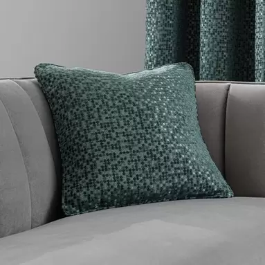 Chenille Spot Cushion offers at £3.5 in Dunelm