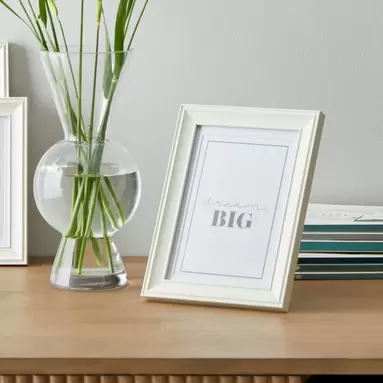 Curby White Photo Frame offers at £1.5 in Dunelm