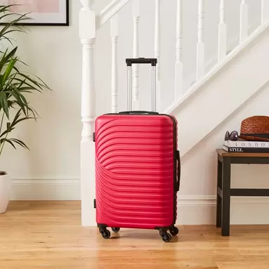 Elements Fuchsia Hard Shell Suitcase offers at £15 in Dunelm