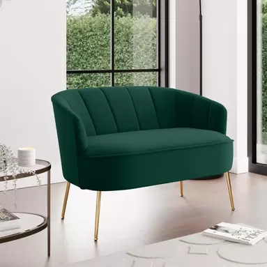 Matilda Velvet Two Seater Sofa offers at £134.5 in Dunelm