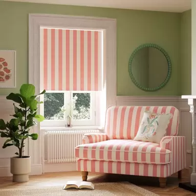 Beatrice Stripe Blackout Roller Blind offers at £14 in Dunelm