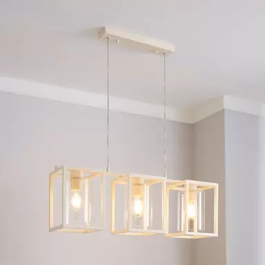 London Industrial 3 Light Diner Ceiling Light offers at £76.3 in Dunelm