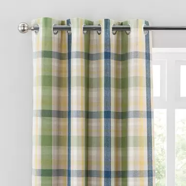 Kempton Check Eyelet Curtains offers at £80 in Dunelm