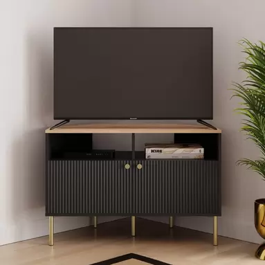 Georgi High Corner TV Unit for TVs up to 60" offers at £99.5 in Dunelm