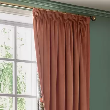 Portobella Eltham Floral Lining Pencil Pleat Curtains offers at £31.5 in Dunelm