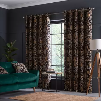 Betsy Chenille Jacquard Eyelet Curtains offers at £42.5 in Dunelm