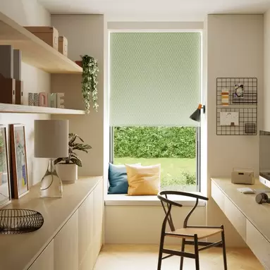 Mini Leaf Blackout Roller Blind offers at £9.5 in Dunelm