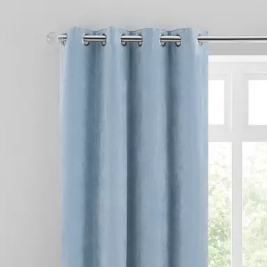 Margot Matt Velour Eyelet Curtains offers at £10 in Dunelm