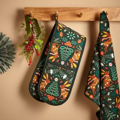 Woodland Hares Double Oven Glove offers at £1.5 in Dunelm