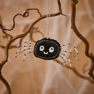 Beaded Spider Hanging Decoration offers at £0.75 in Dunelm