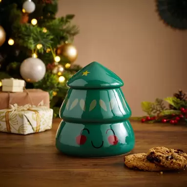 Christmas Tree Biscuit Jar offers at £2.5 in Dunelm