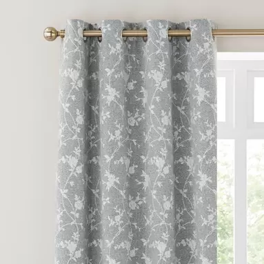 Floral Herringbone Thermal Eyelet Curtains offers at £31.5 in Dunelm