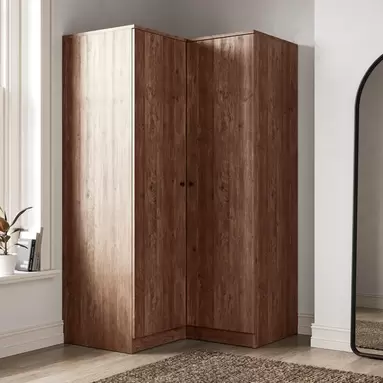 Fulton Corner Wardrobe, Pine offers at £314.3 in Dunelm