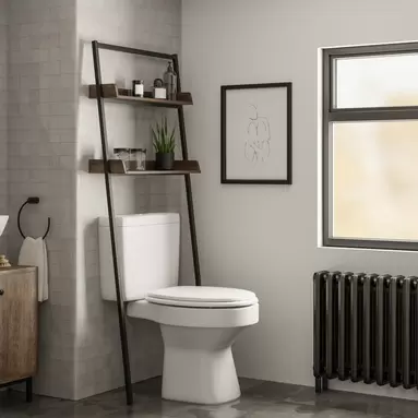 Fulton Pine Effect Bathroom Toilet Ladder offers at £41.3 in Dunelm