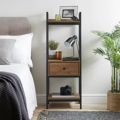 Fulton Ladder Bedside Table, Pine Effect offers at £104.3 in Dunelm