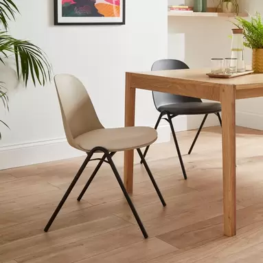 Burton Dining Chair, Fabric offers at £31.5 in Dunelm