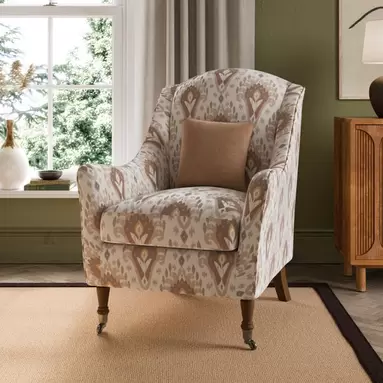 Harriet Wing Armchair, Jaipur Print offers at £160.3 in Dunelm