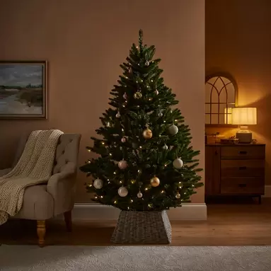 7ft Pre-lit 250 LED Fraser Fir Christmas Tree offers at £49.75 in Dunelm