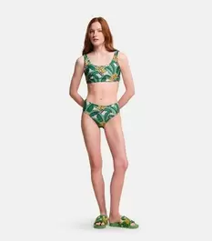 Regatta Orla Kiely Green Floral Reversible Bikini Set offers at £30 in New Look