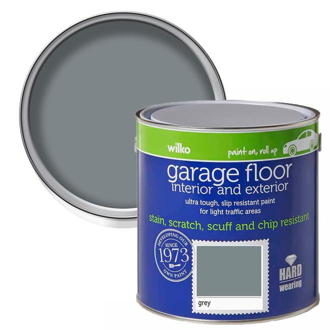 Wilko Grey Garage Floor Paint 2.5L offers at £27.99 in Wilko