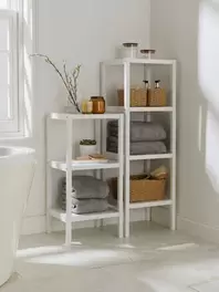 4 Tier White Shelf offers at £25 in The Original Factory Shop