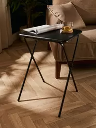 At Home Black Folding Tray Table offers at £10 in The Original Factory Shop